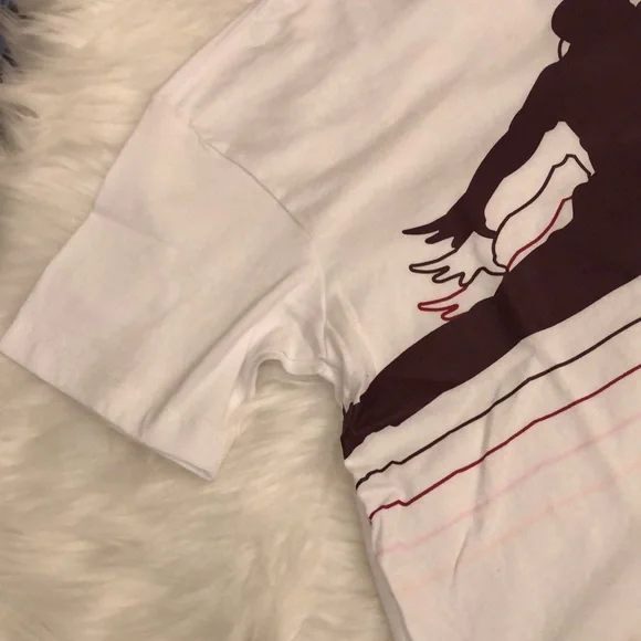 NWT Girl’s Air Jordan White T-Shirt w/ Jumpman - Small 8-10 Years - 100% Cotton - Picture 3 of 8